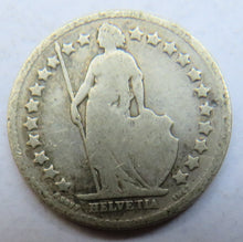Load image into Gallery viewer, 1901 Switzerland Silver 1/2 Franc Coin Key Date
