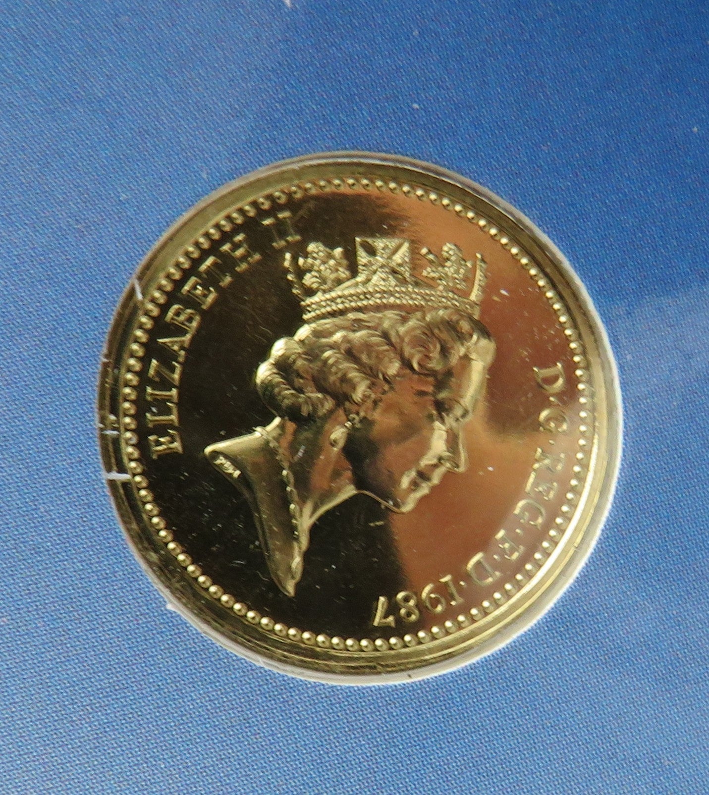 1987 Brilliant Uncirculated English £1 Coin Pack - Royal Mint