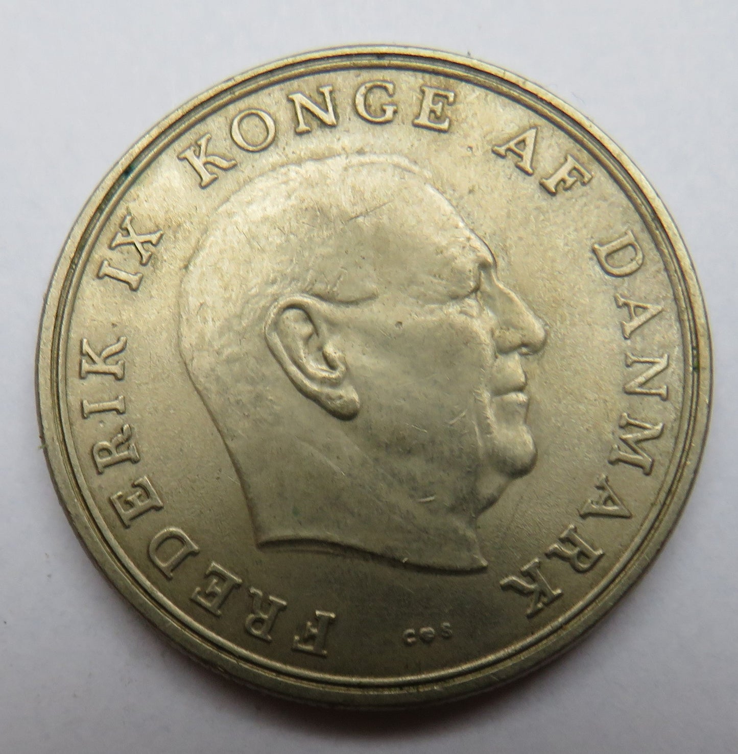 1961 Denmark 5 Kroner Coin