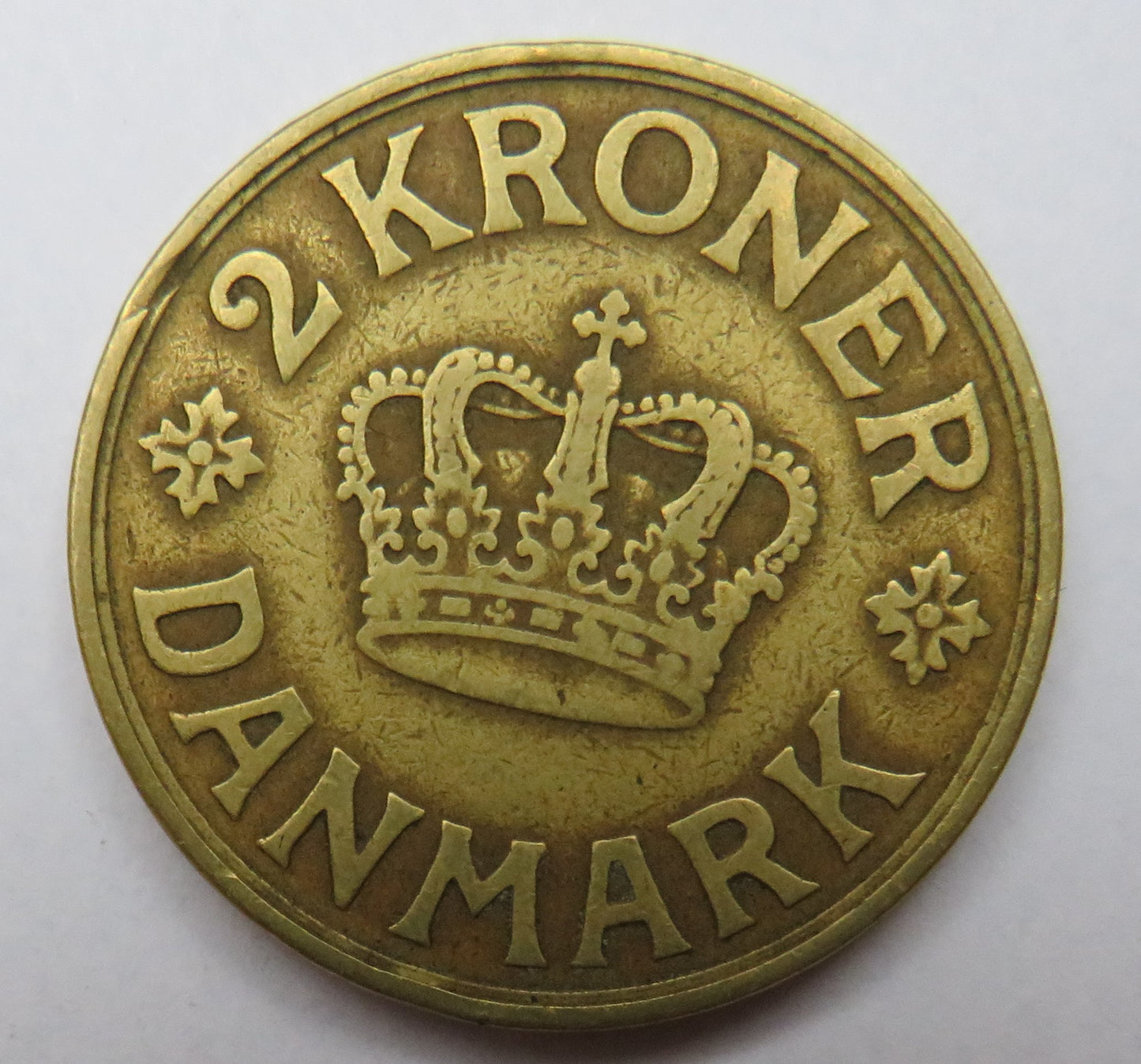 1926 Denmark 2 Kroner Coin