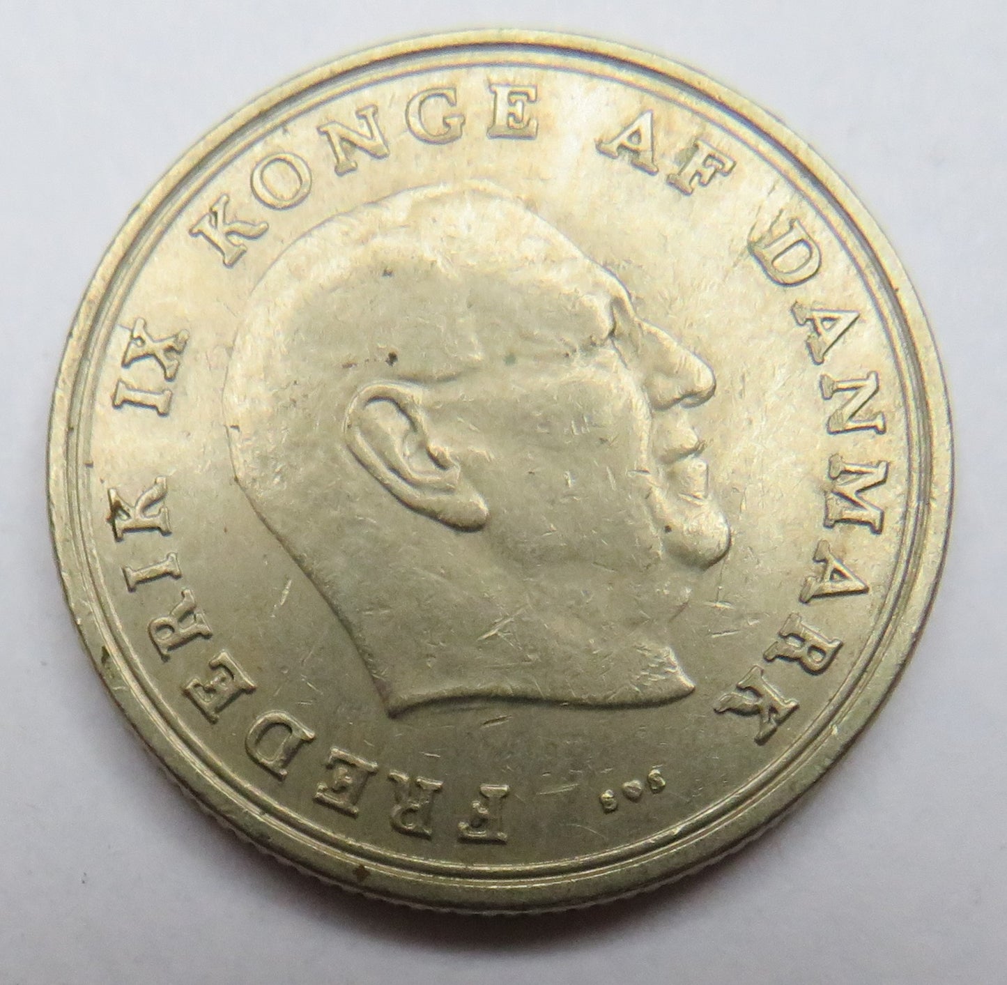 1972 Denmark One Krone Coin
