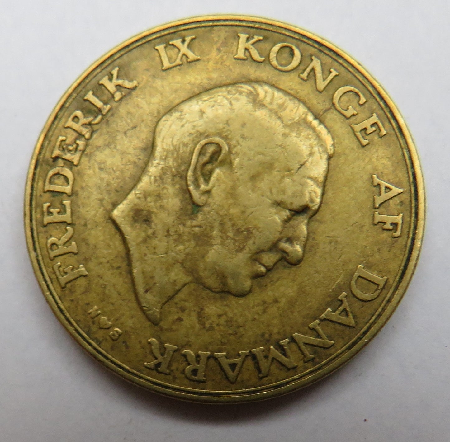 1948 Denmark One Krone Coin
