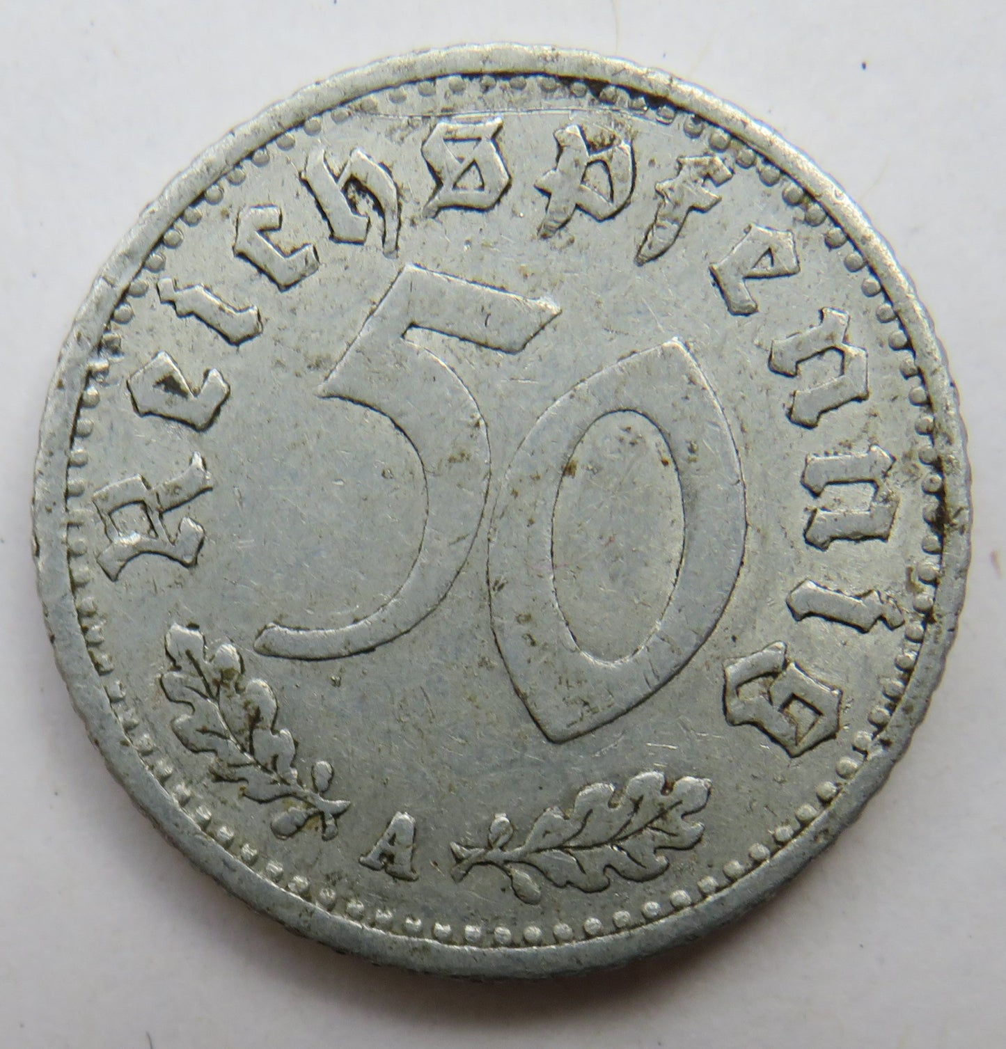 1935-A Germany 50 Reichspfennig Coin