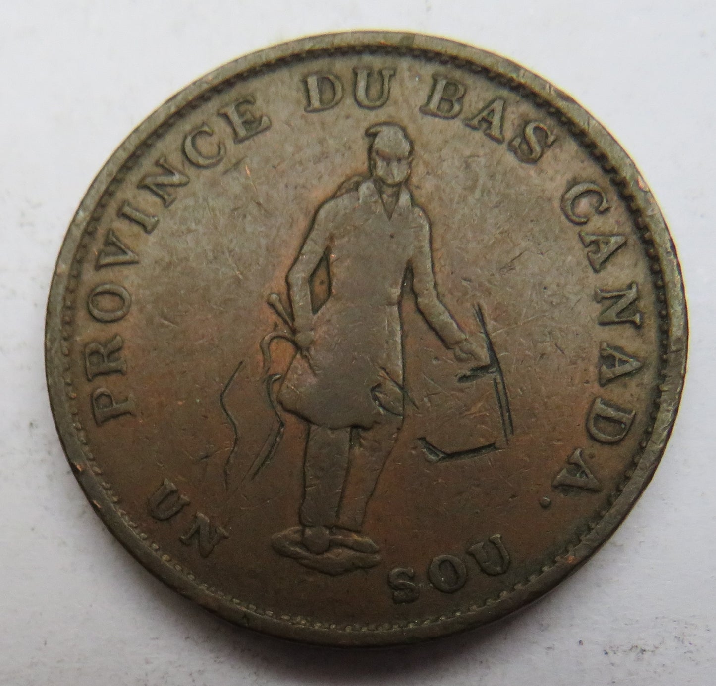 1837 Canada Halfpenny Bank Token