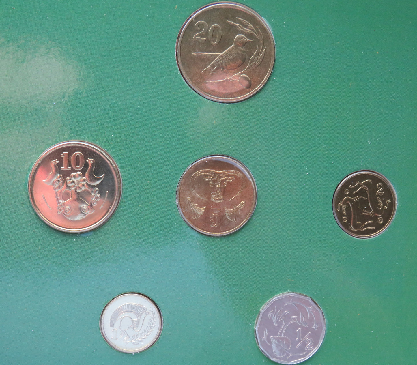 1983 Central Bank Of Cyprus Brilliant Uncirculated Coin Collection