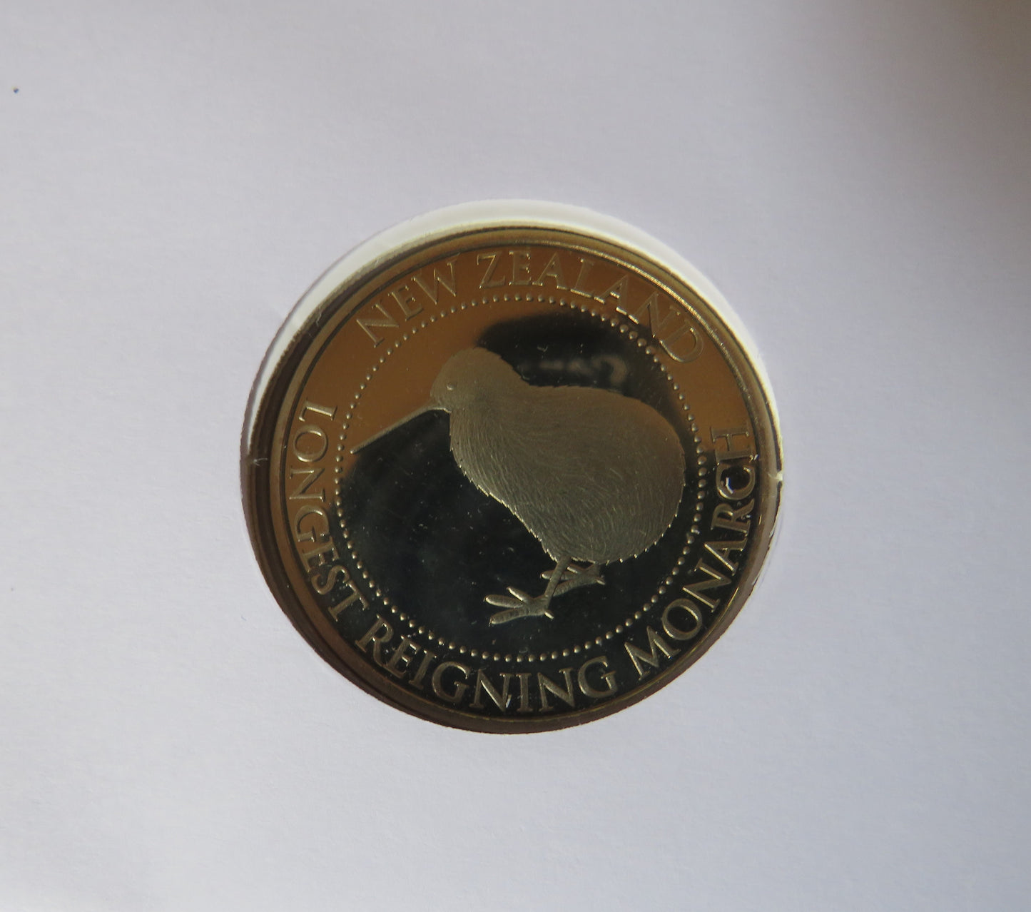 2015 New Zealand Coin & Stamp Cover Longest Reigning Monarch