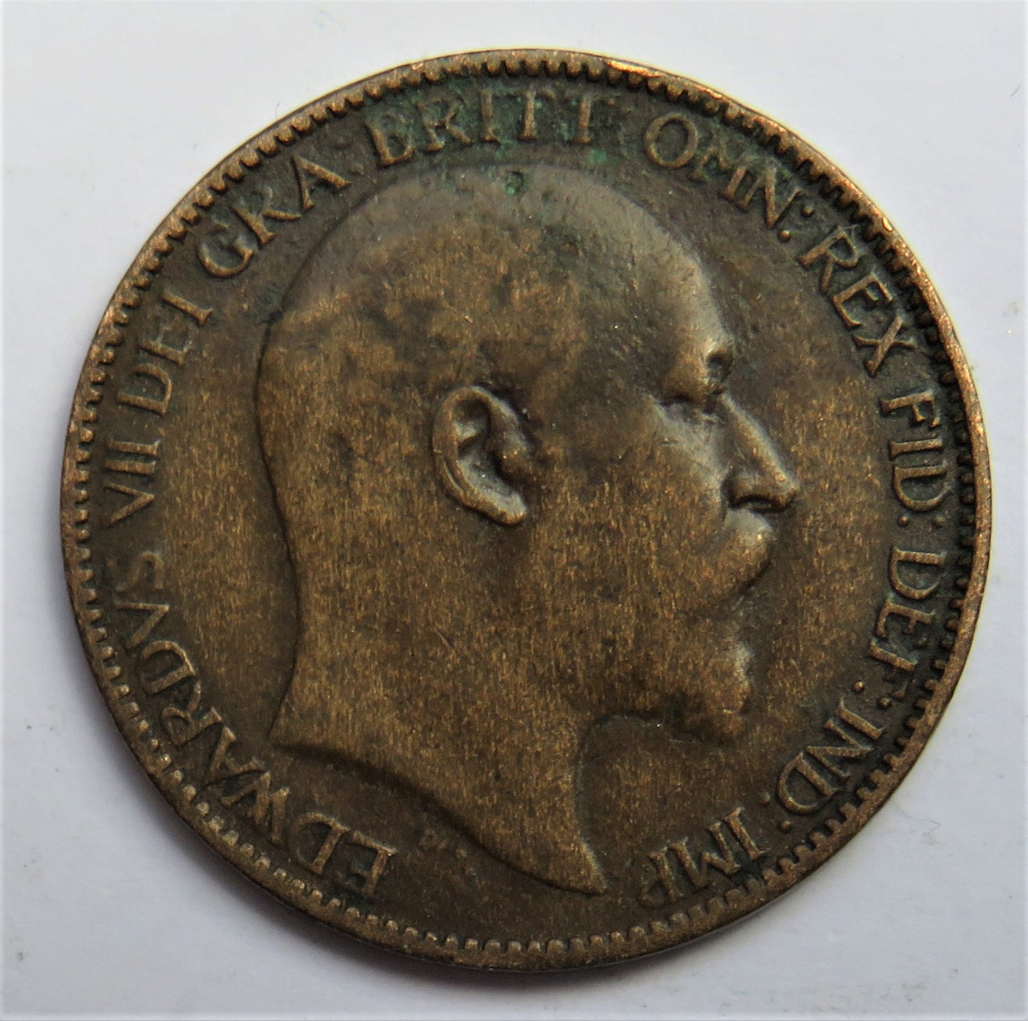 1909 King Edward VII Farthing Coin - Great Britain