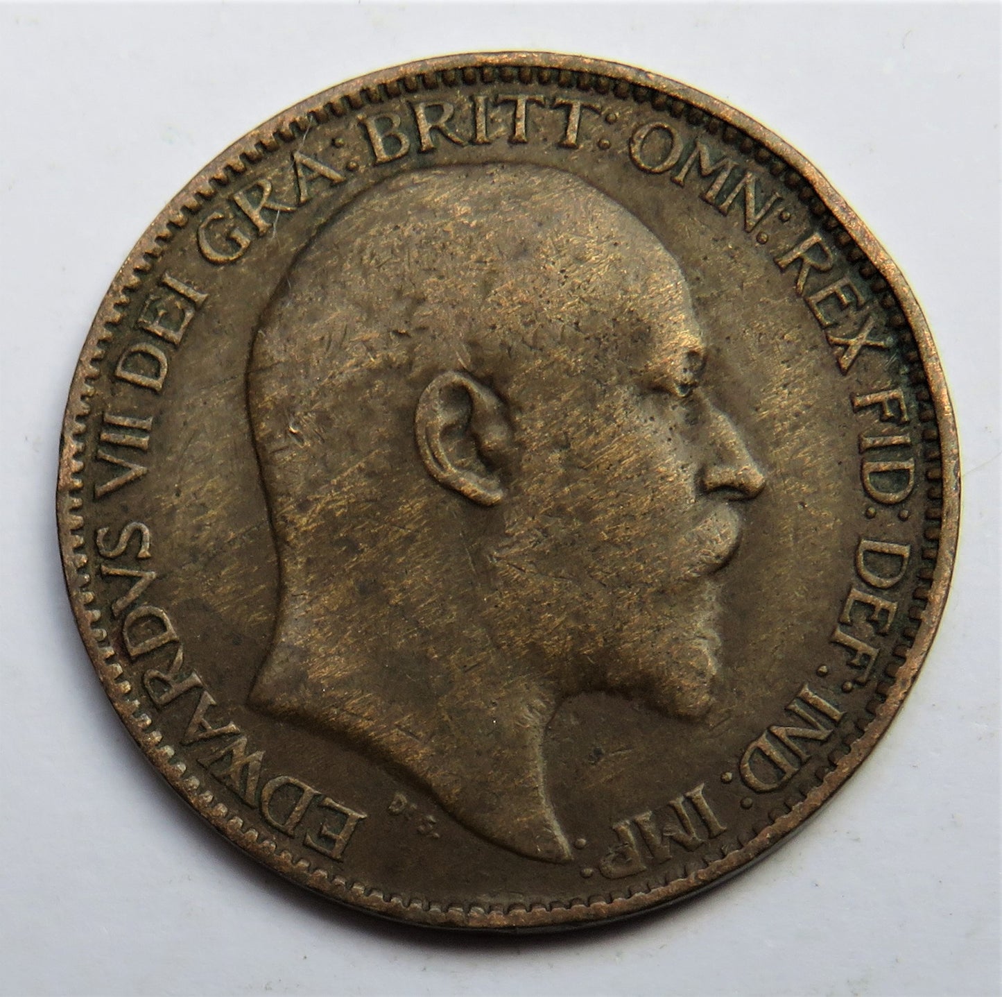 1909 King Edward VII Farthing Coin - Great Britain