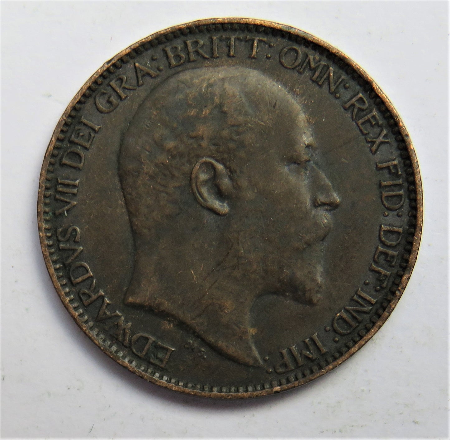 1903 King Edward VII Farthing Coin - Great Britain
