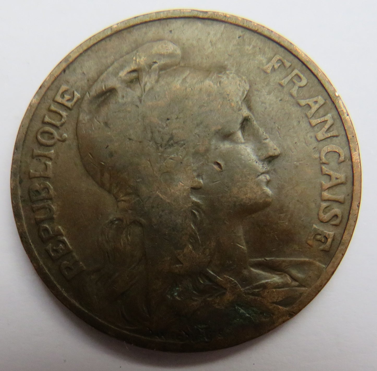 1902 France 10 Centimes Coin