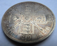 Load image into Gallery viewer, 1887 Queen Victoria Jubilee Head Silver Double Florin Coin In Higher Grade
