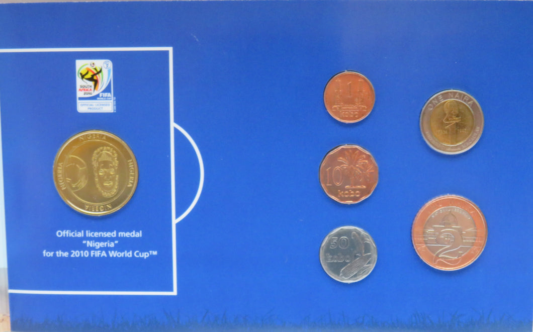 2010 Fifa World Cup Medal & Circulation Coin Set 