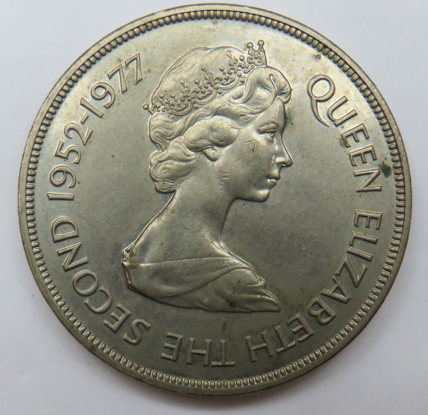 1977 Bailiwick Of Jersey 25 Pence / Crown Coin