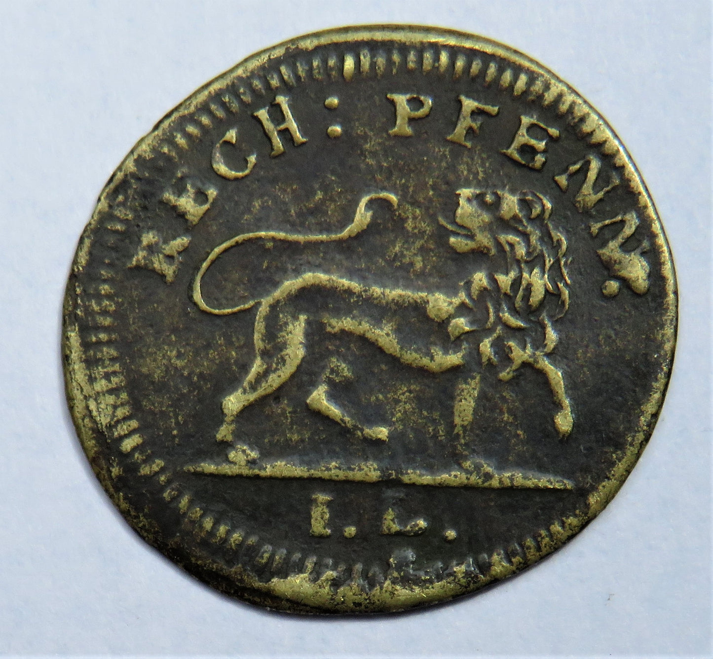 1806-1852 Nurberg German Counter Token By Johann Jakob Lauer