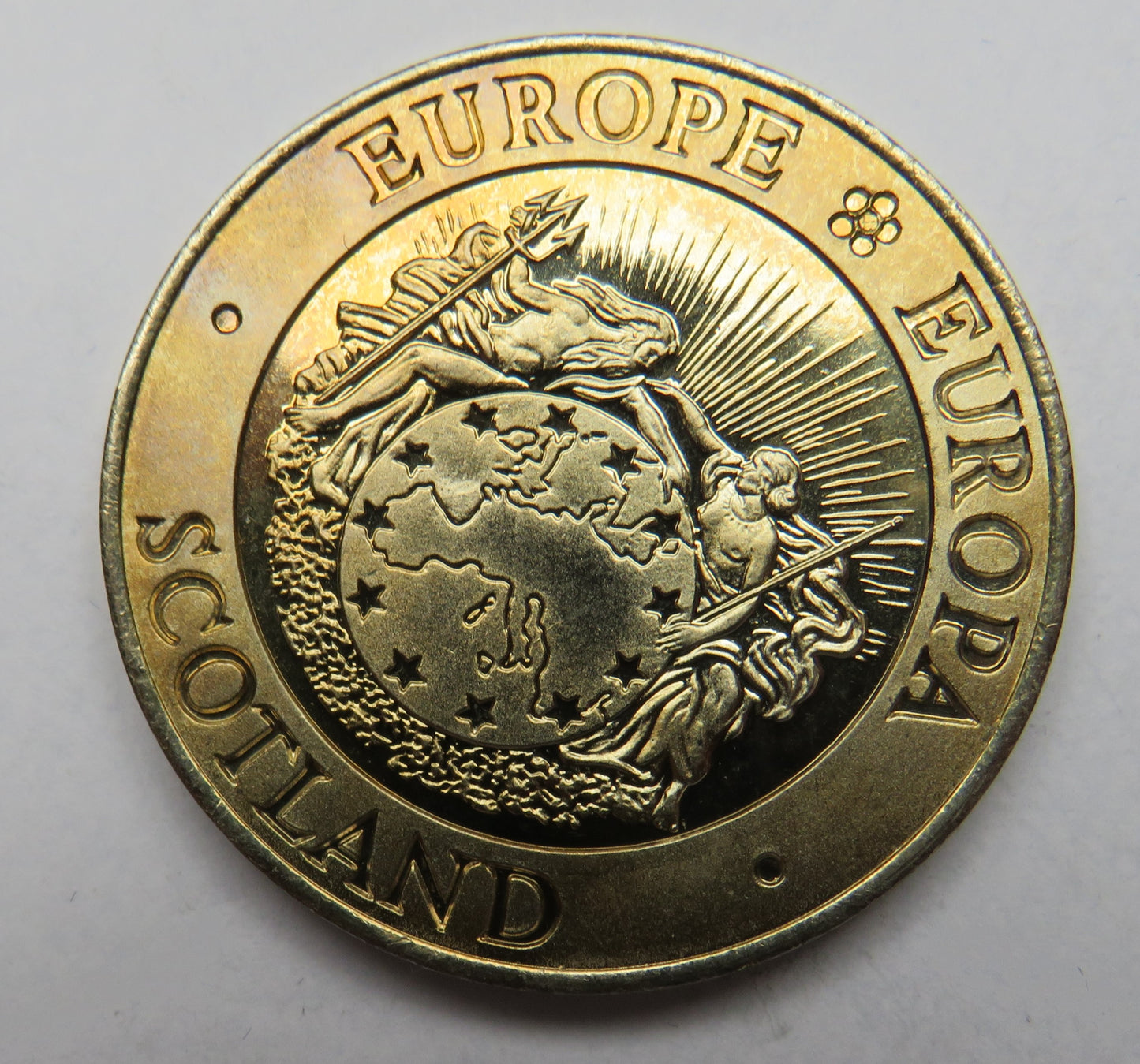 1998 25 Euro Coin Europe / Europa Scotland