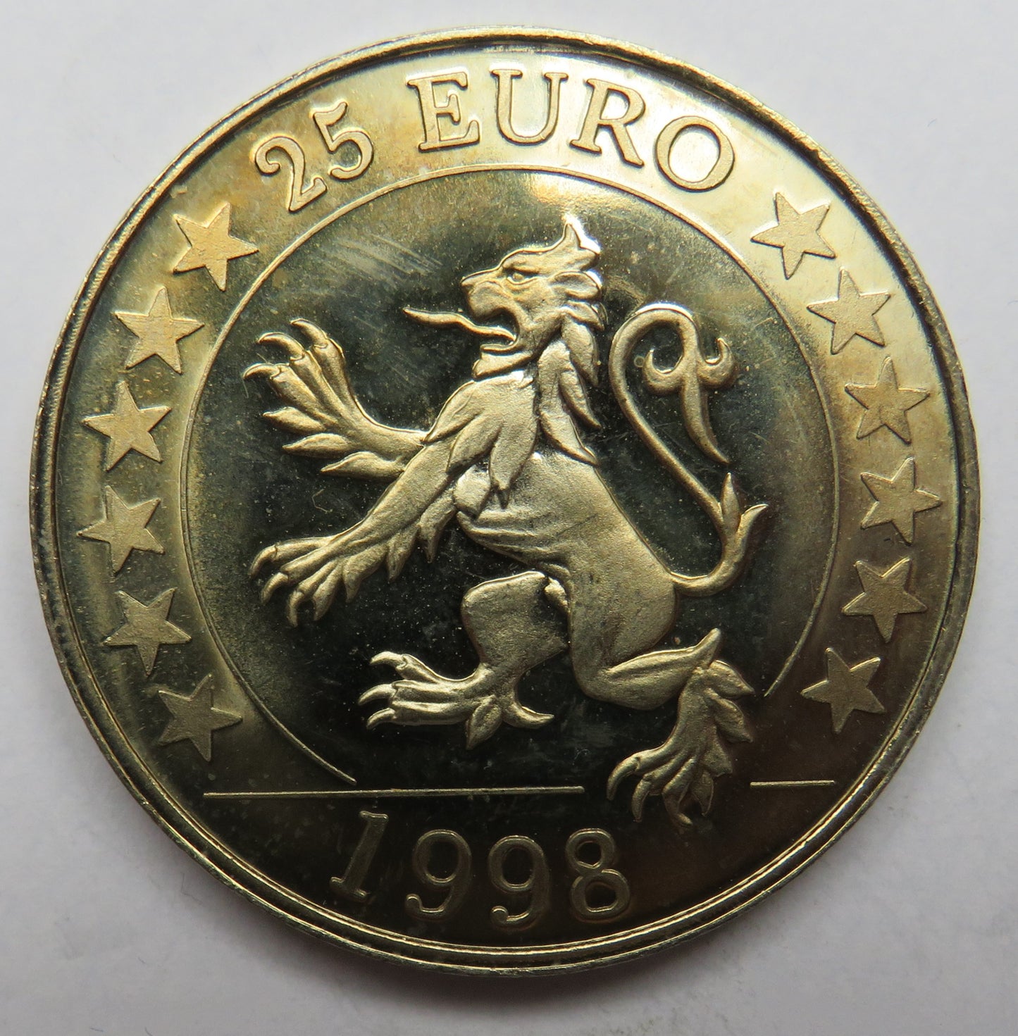 1998 25 Euro Coin Europe / Europa Scotland