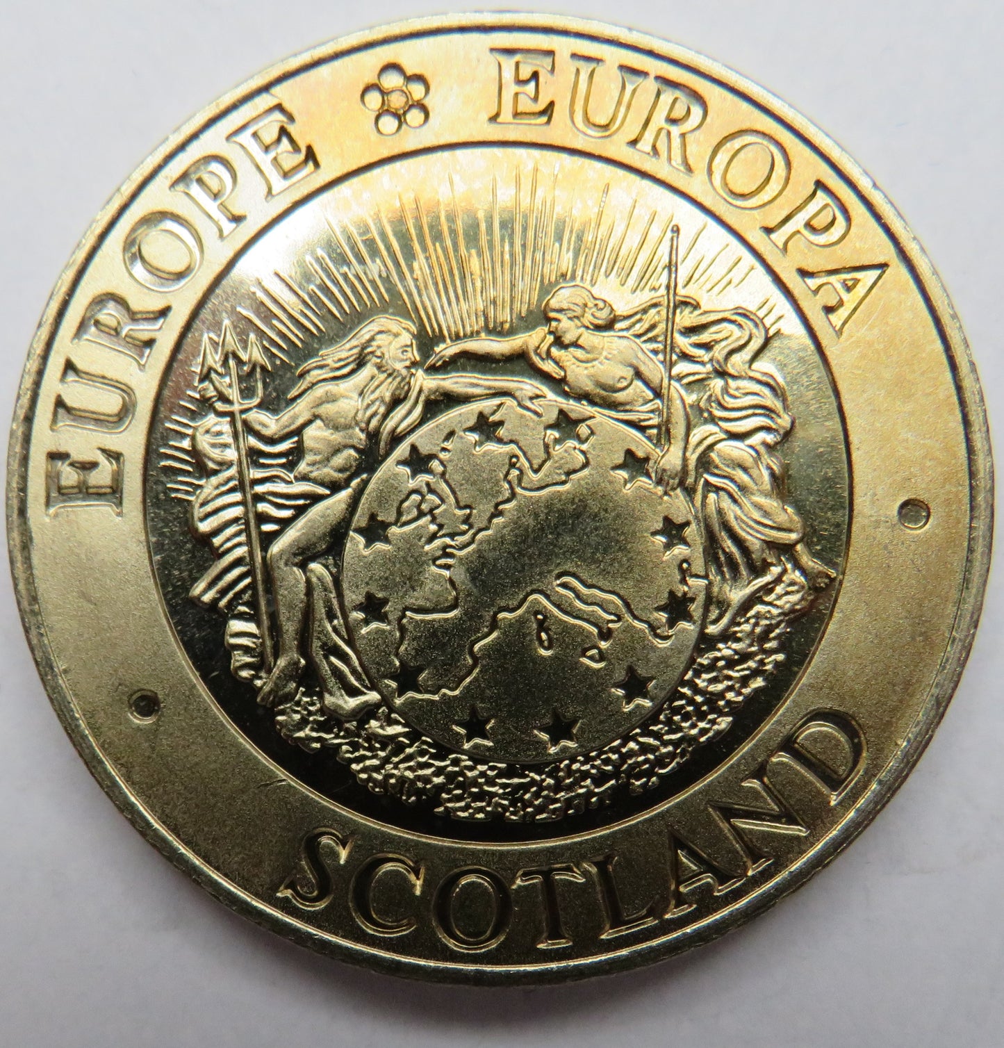 1998 25 Euro Coin Europe / Europa Scotland