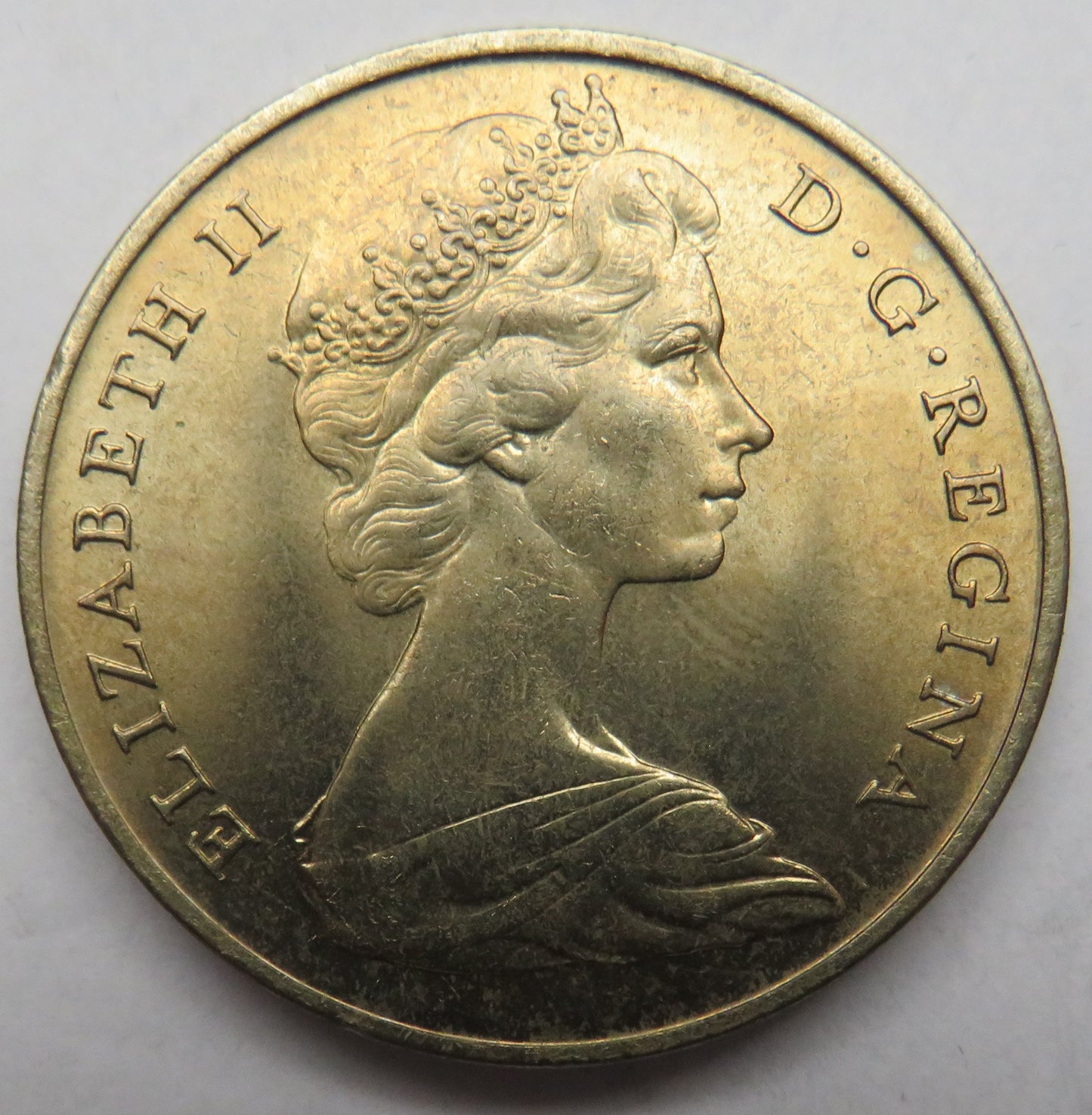 1967 Gibraltar One Crown Coin