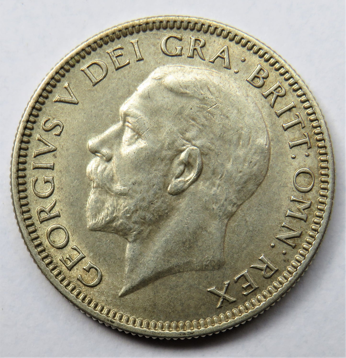 1935 King George V Silver Shilling Coin - Great Britain