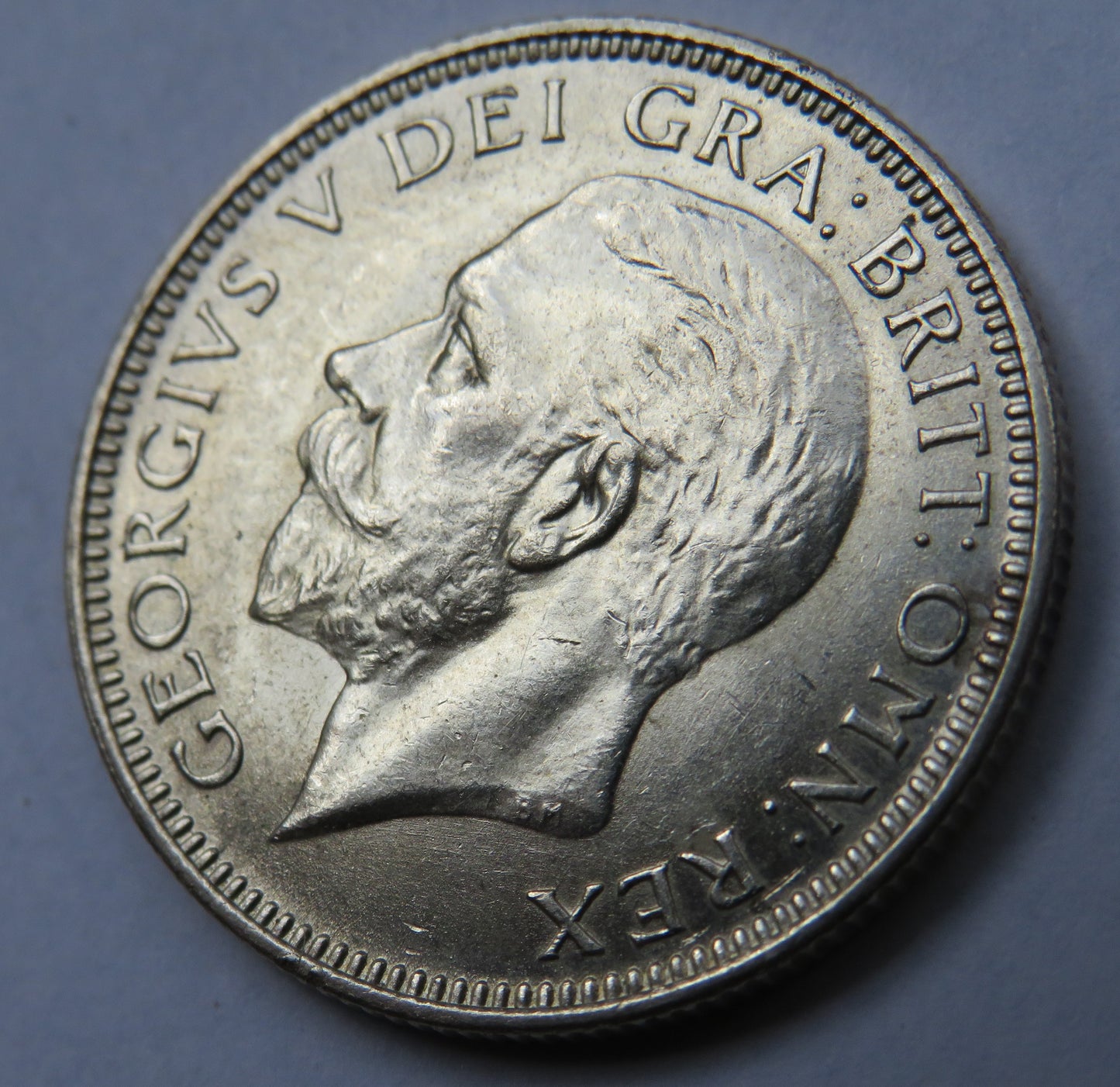 1928 King George V Silver Shilling Coin - Great Britain
