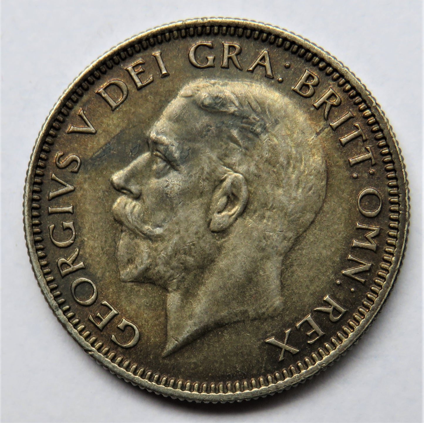 1935 King George V Silver Shilling Coin - Great Britain
