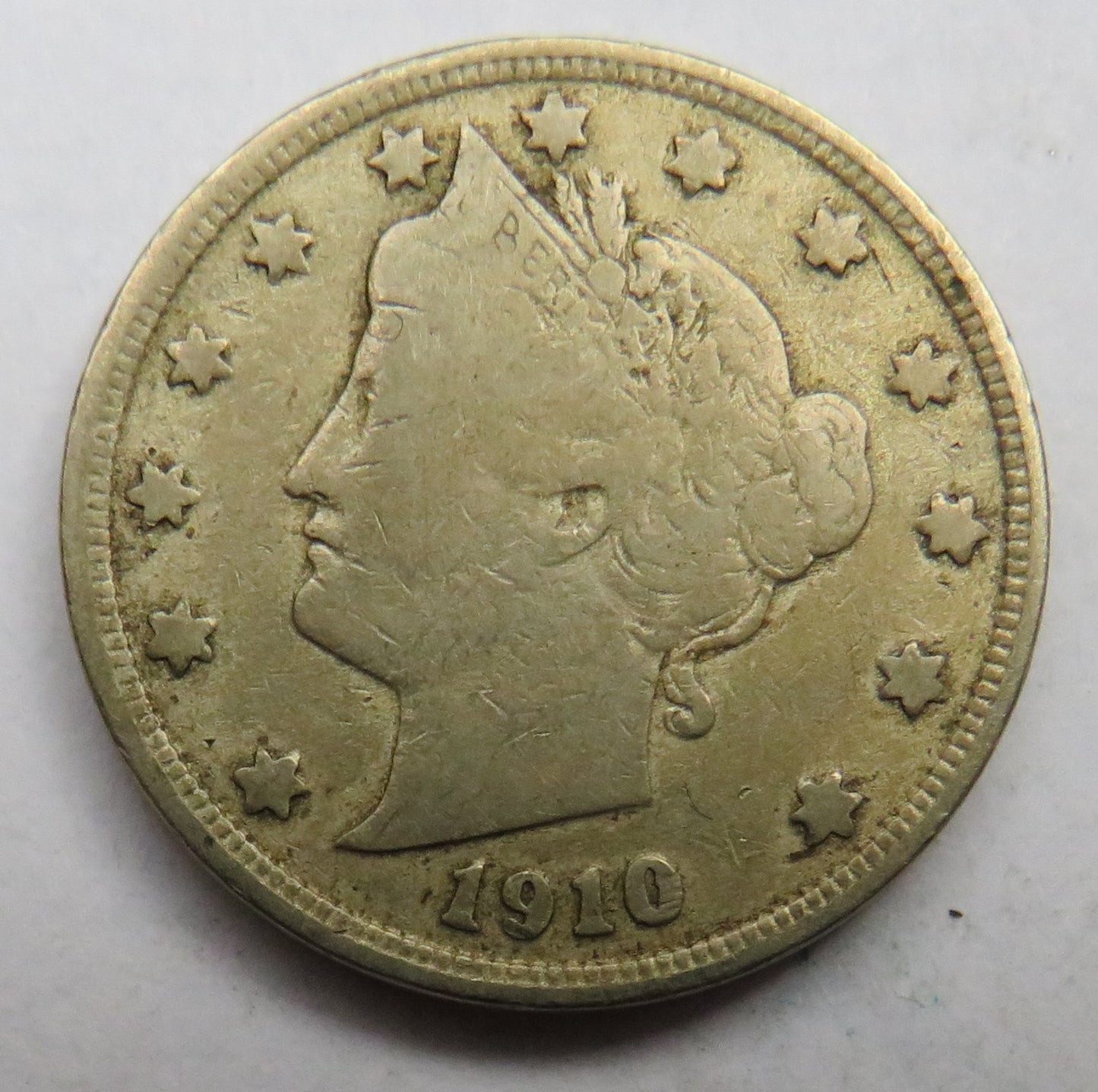 1910 USA Liberty Head Nickel Coin
