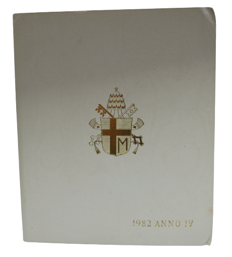 1982 Vatican Coin Set Includes Silver 1000 Lira