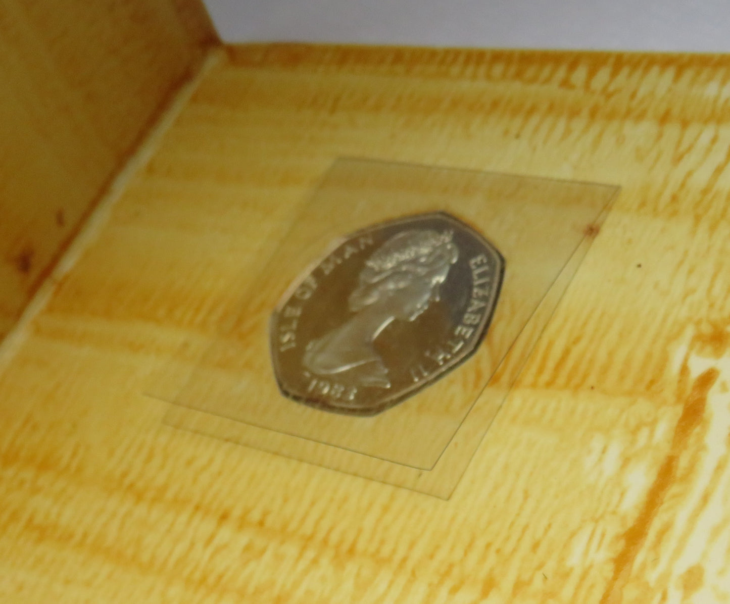 1983 Isle Of Man Christmas Silver Proof Fifty Pence Coin