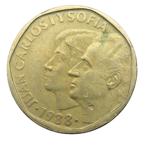 1988 Spain 500 Pesetas Coin
