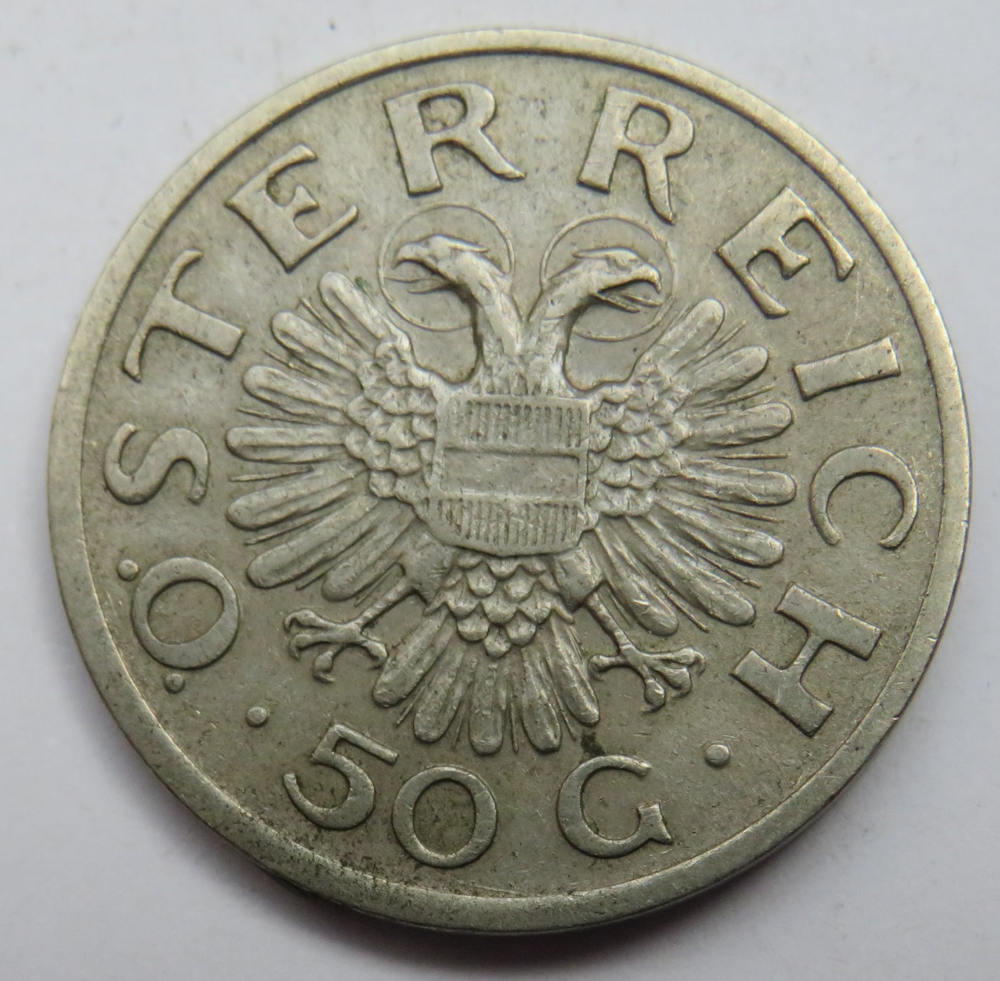 1935 Austria 50 Groschen Coin