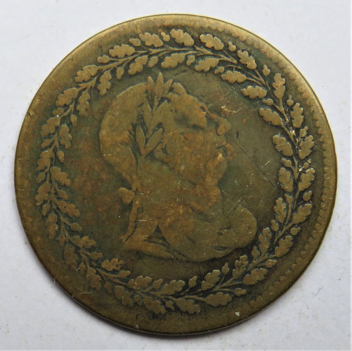 1812 Canada Halfpenny Token