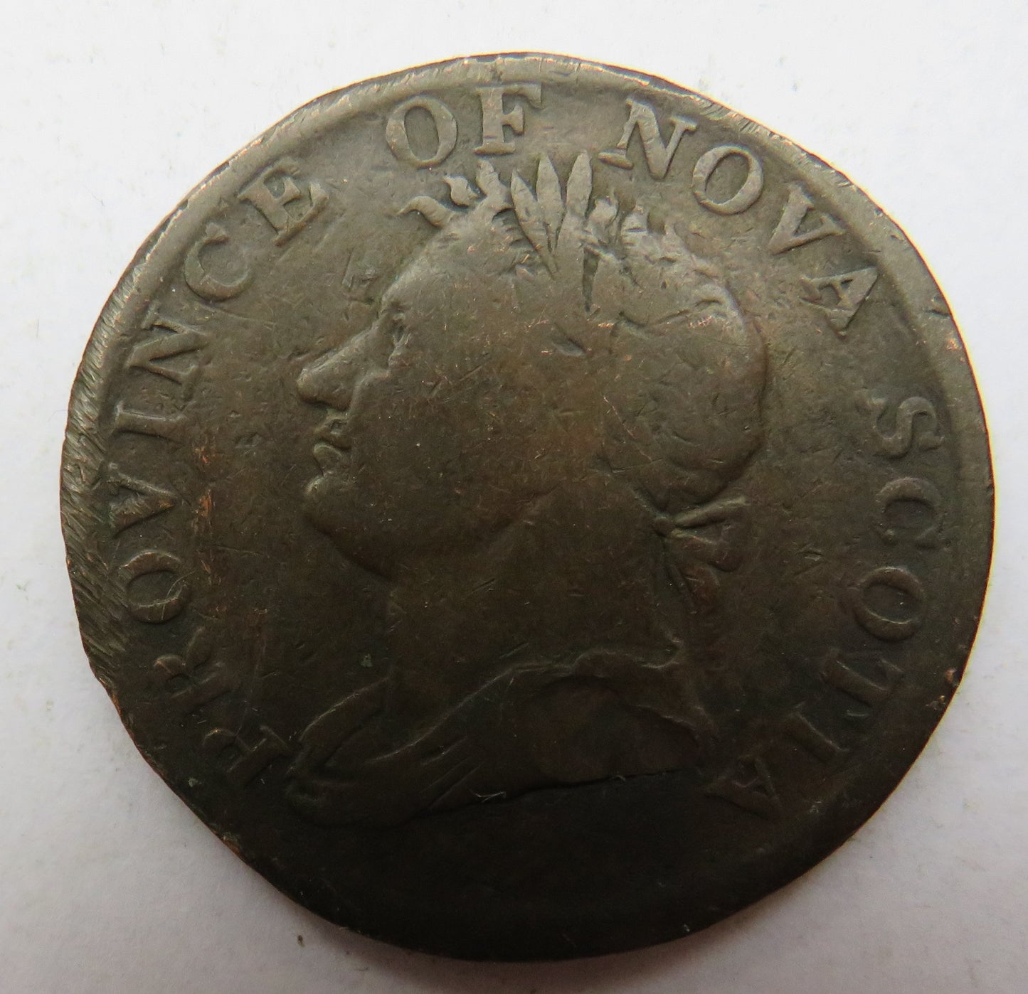 1832 Province Of Nova Scotia Halfpenny Token