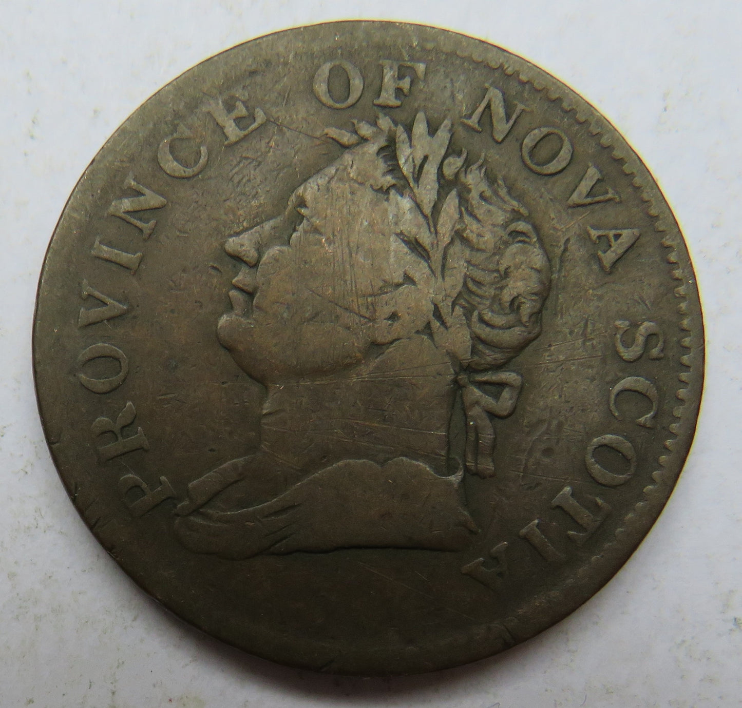 1832 Province Of Nova Scotia Halfpenny Token
