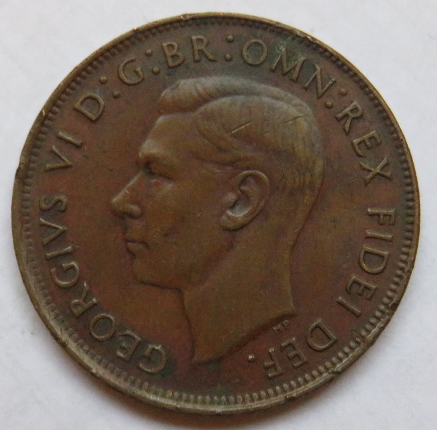 1949 King George VI Australia One Penny Coin