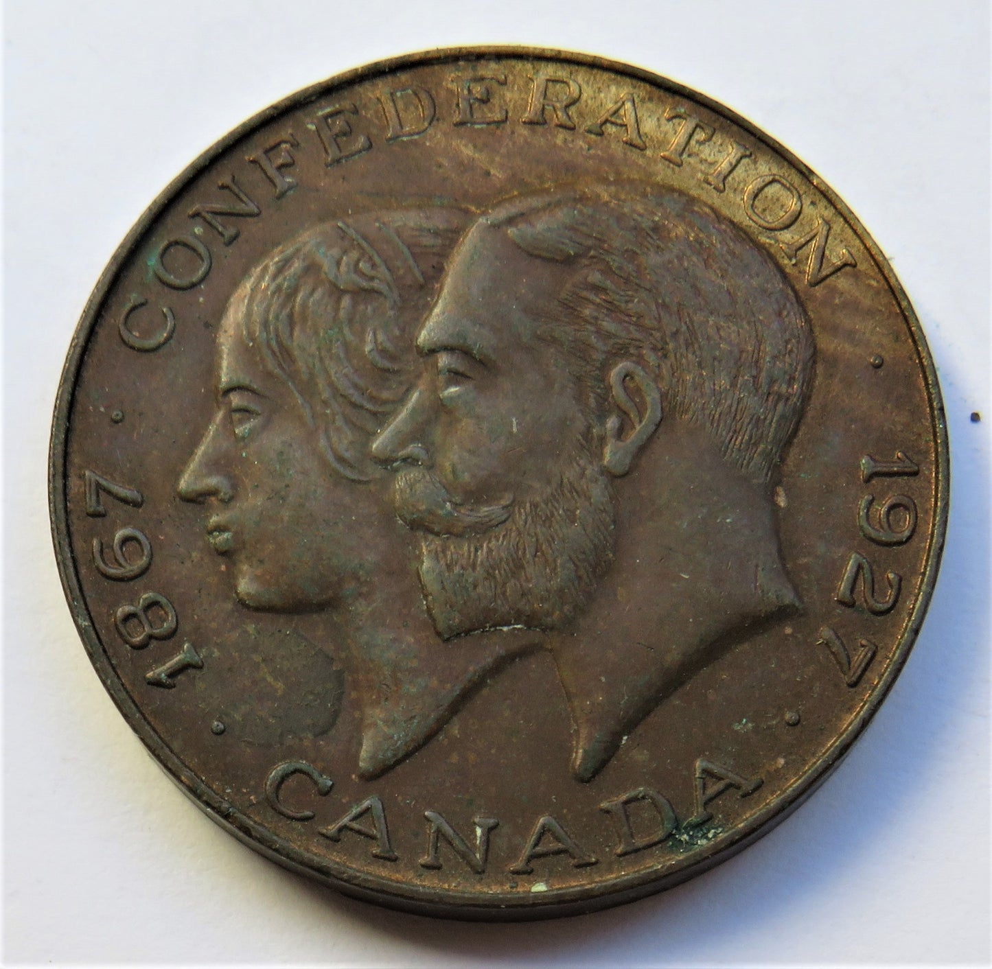 1867-1927 Confederation Of Canada Medal