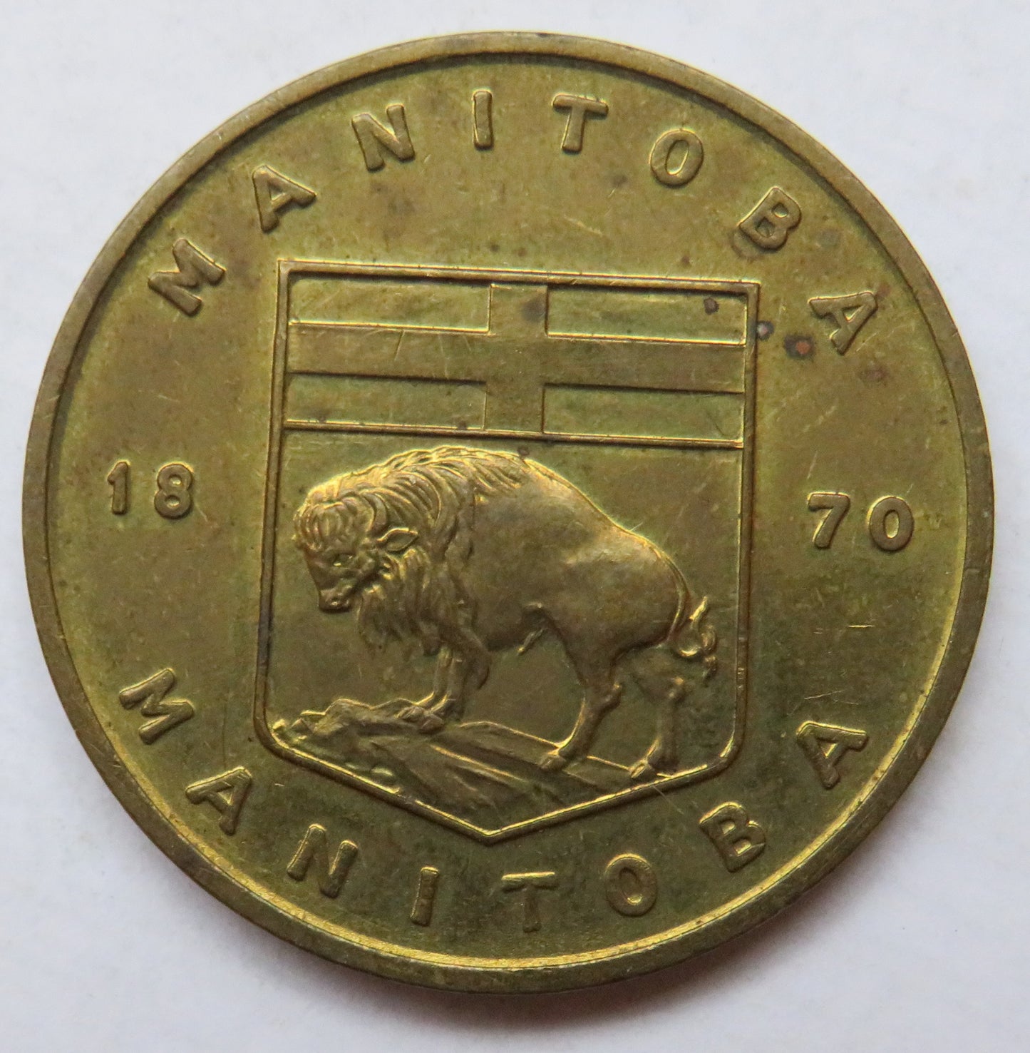 Vintage 1960's Canada Token Manitoba 1870 / Prairie Crocus Pulsatille