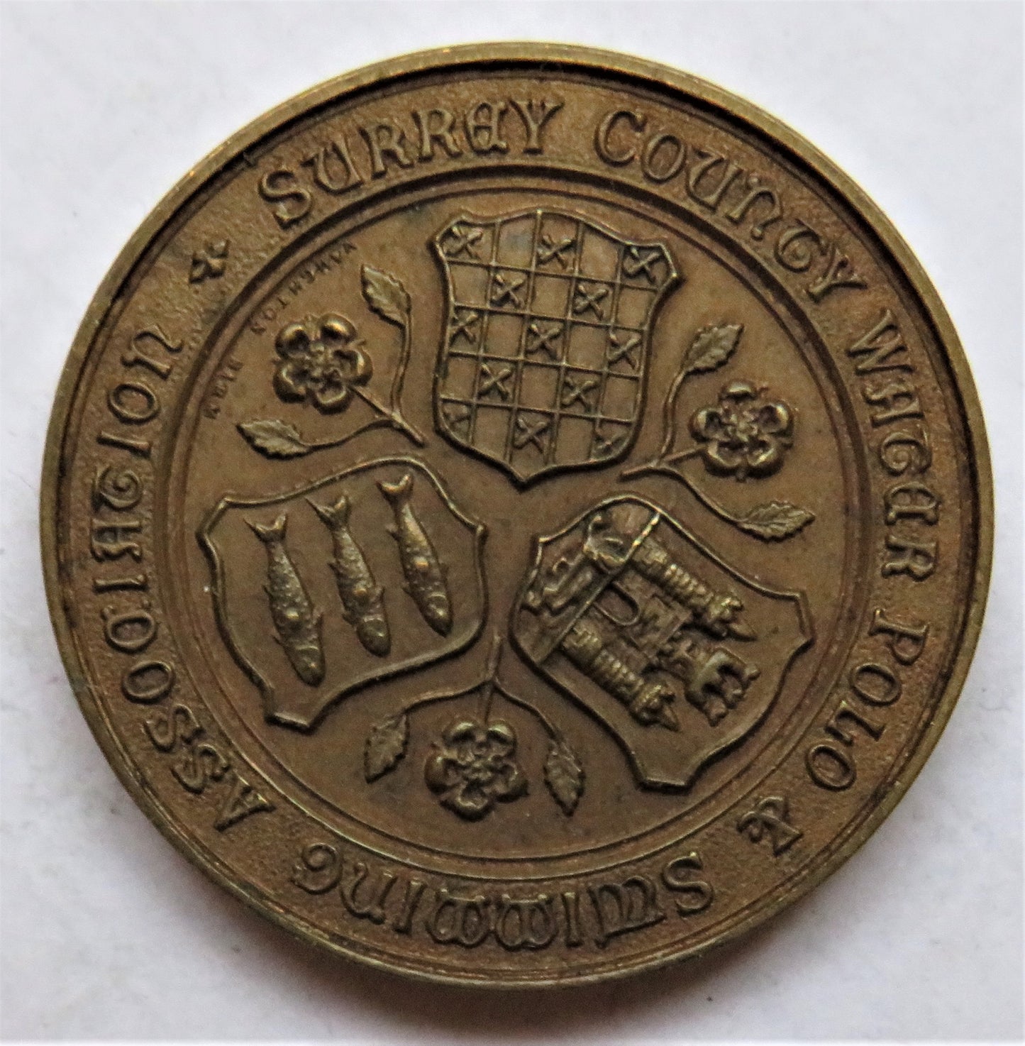 Surrey County Water Polo & Swimming Association Medal 1928
