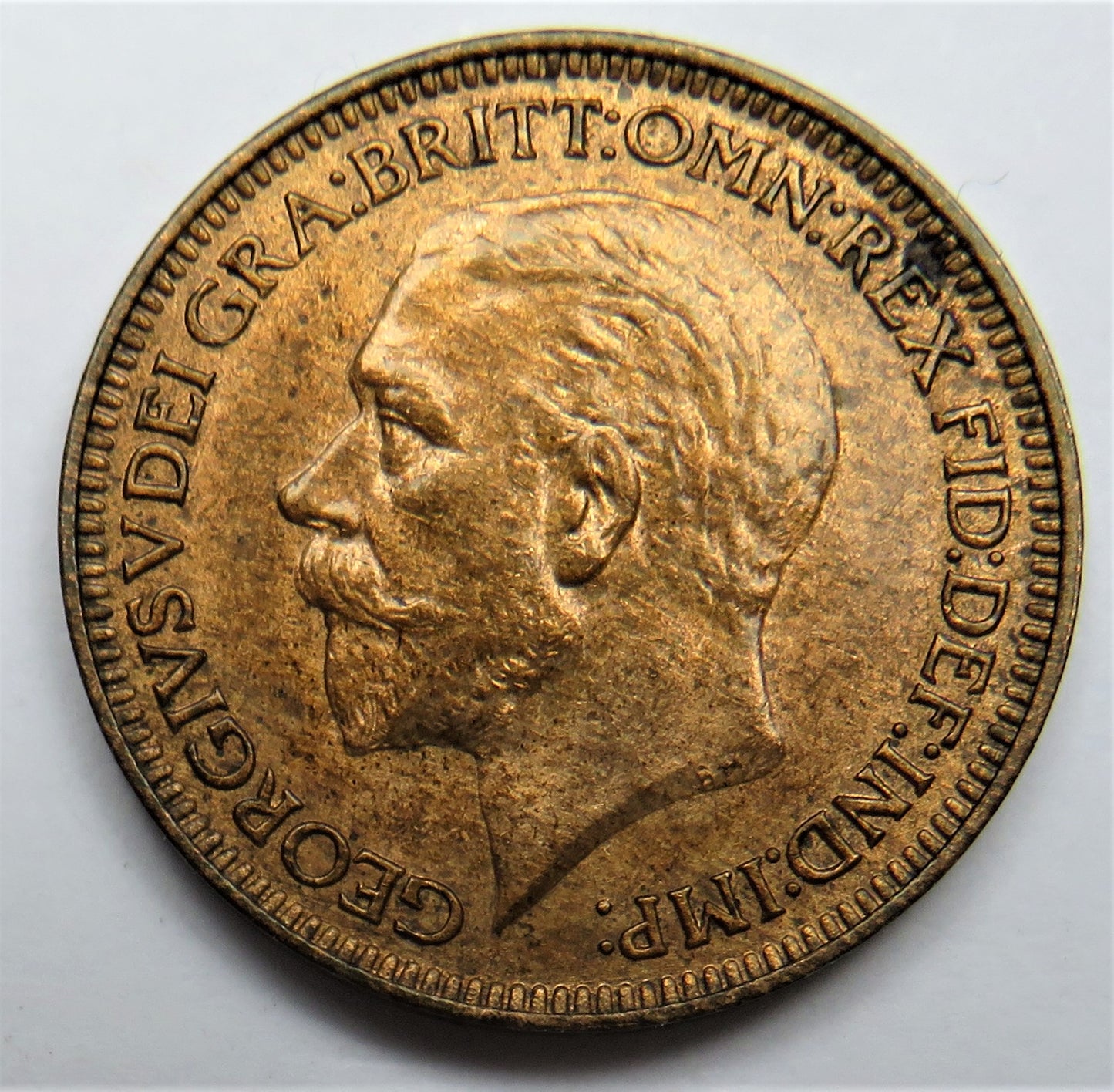 1936 King George V Farthing Coin - Great Britain