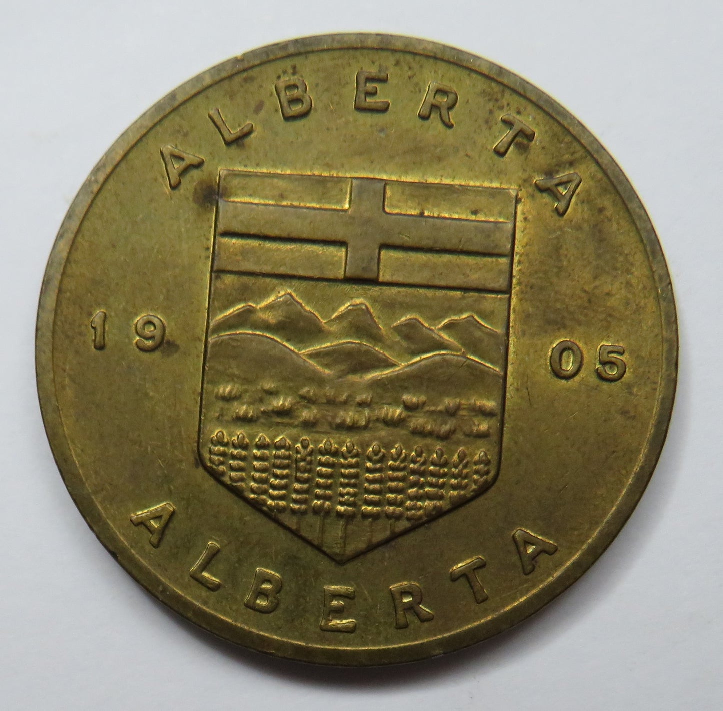 1960's Canada Commemorative Coin / Token Wild Rose Alberta