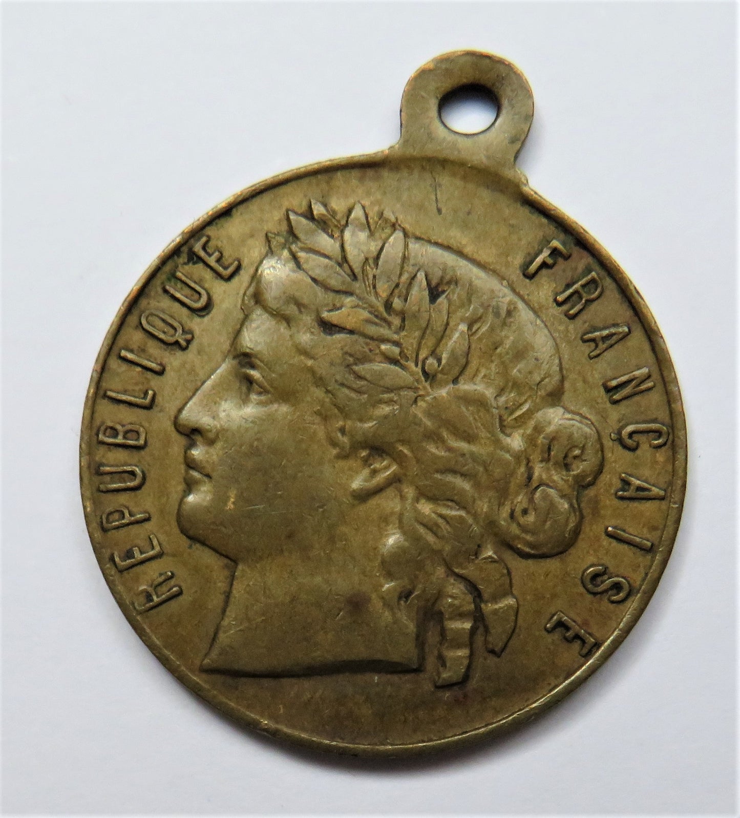 1898 French Medal - Souvenir Dela Fete 17 Juillet 1898 Saleux