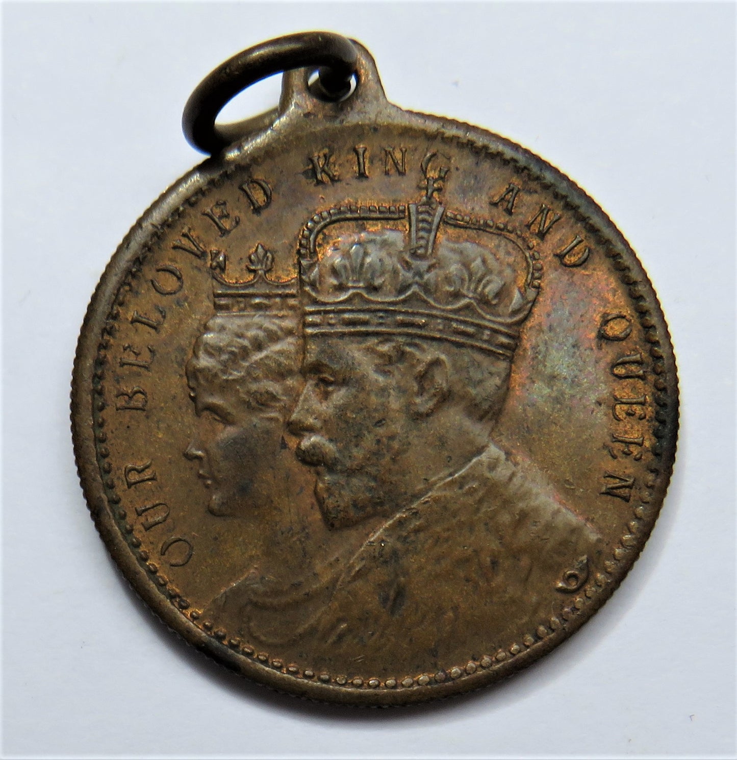 King George & Queen Mary Medallion