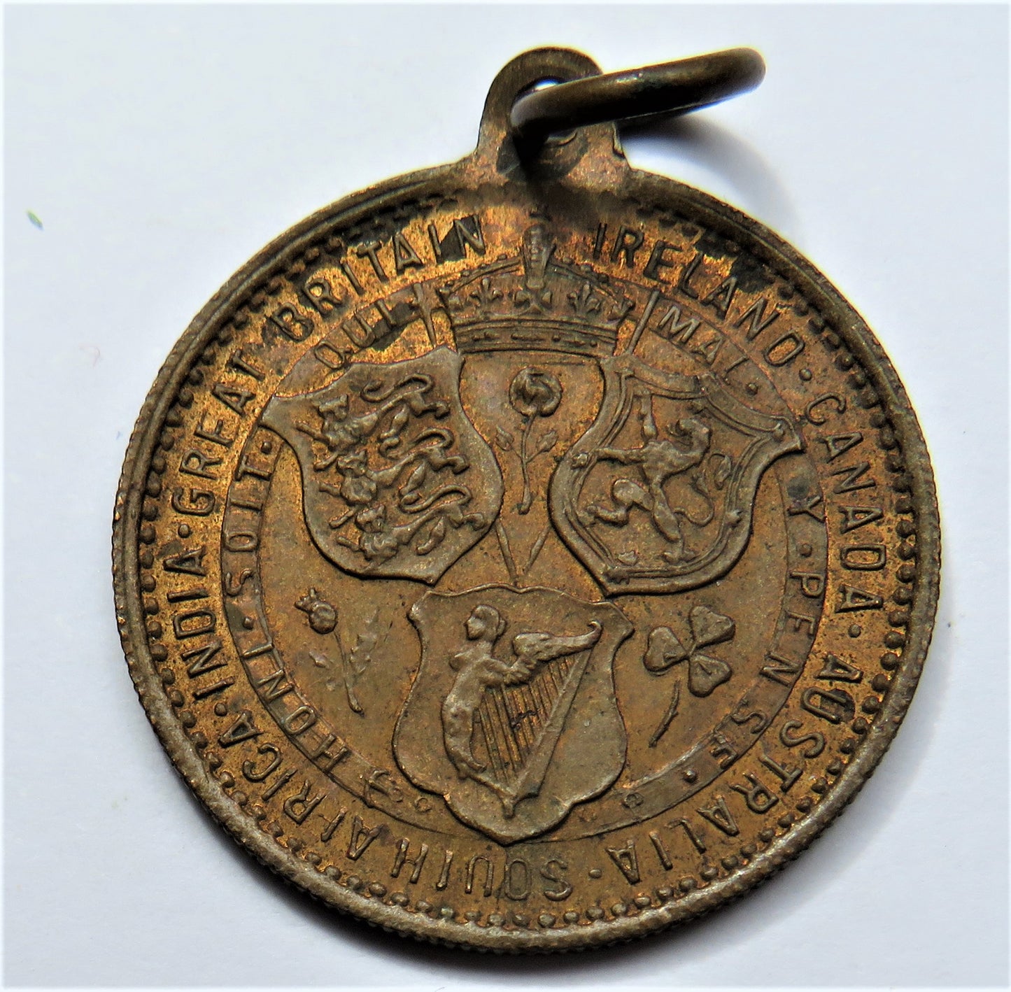 King George & Queen Mary Medallion