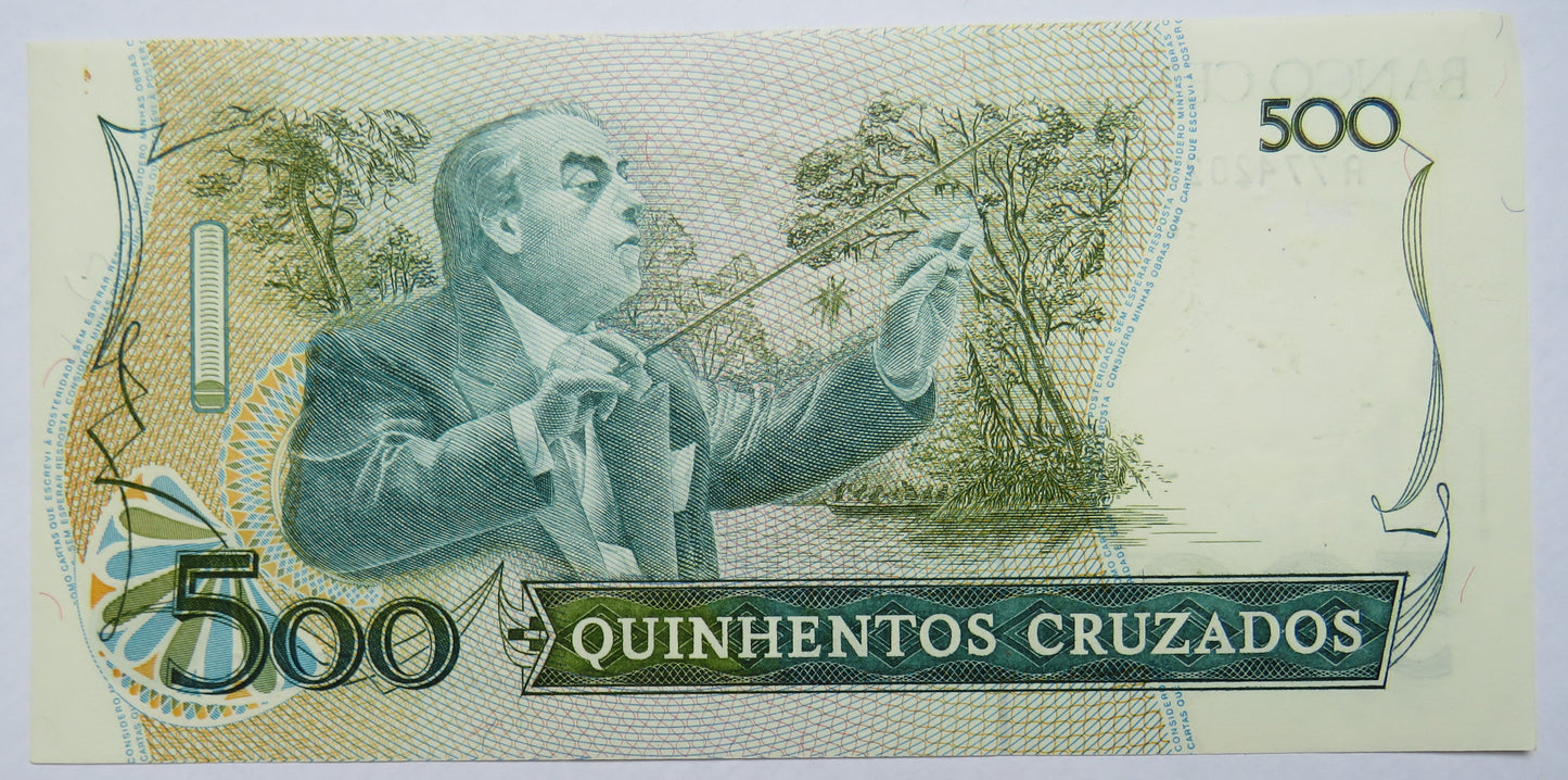 Brazil 500 Cruzados Banknote
