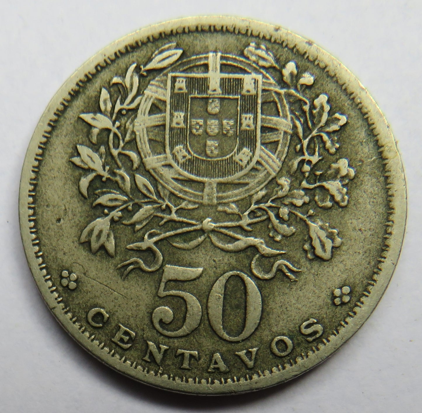 1946 Portugal 50 Centavos Coin