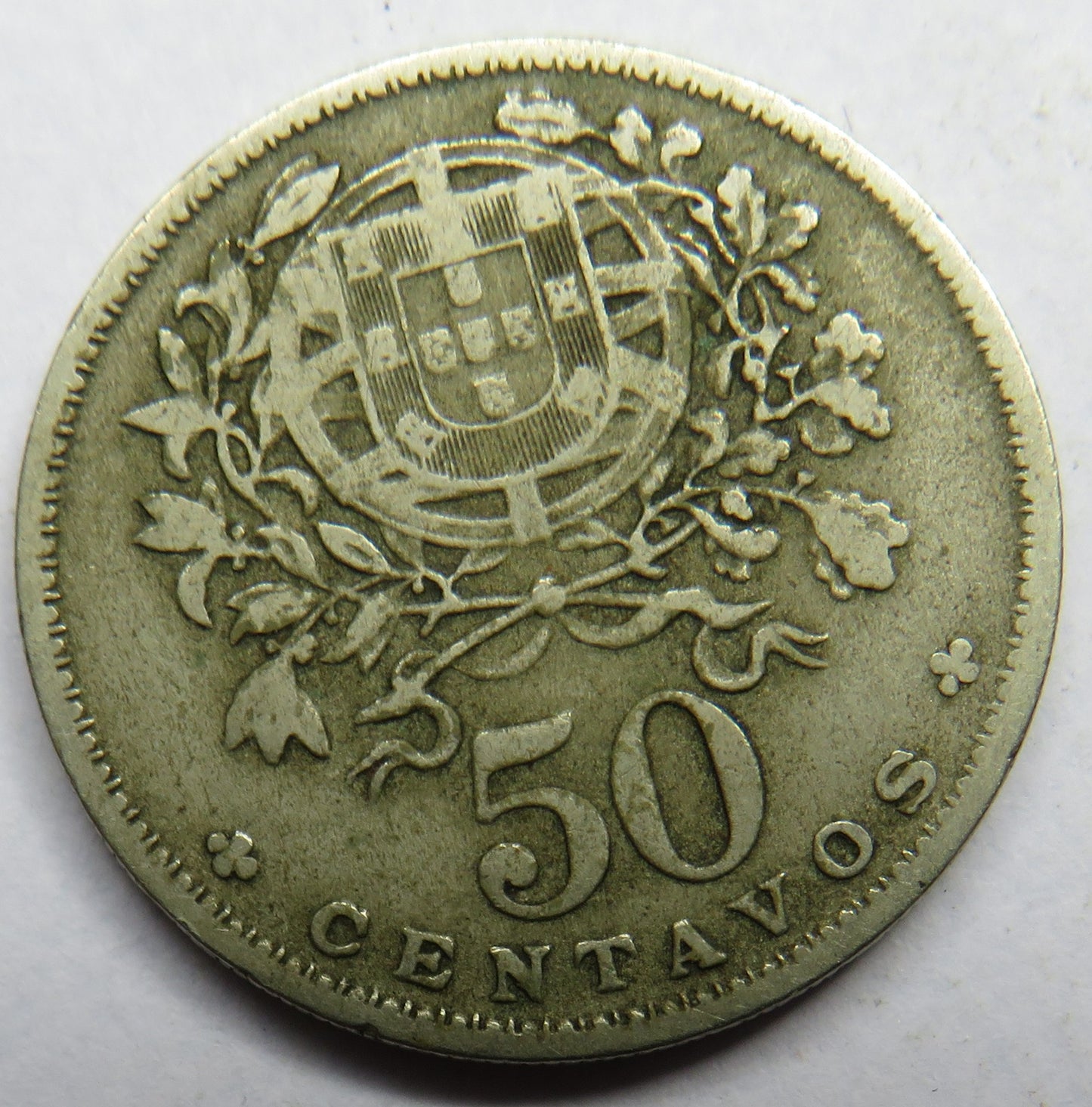1940 Portugal 50 Centavos Coin