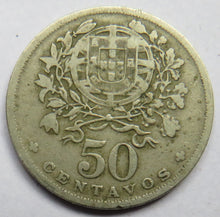 Load image into Gallery viewer, 1931 Portugal 50 Centavos Coin
