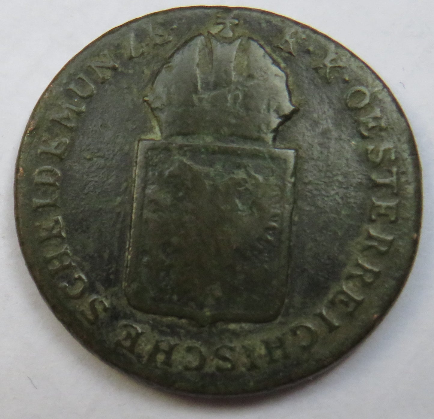 1816-S Austria One Kreuzer Coin
