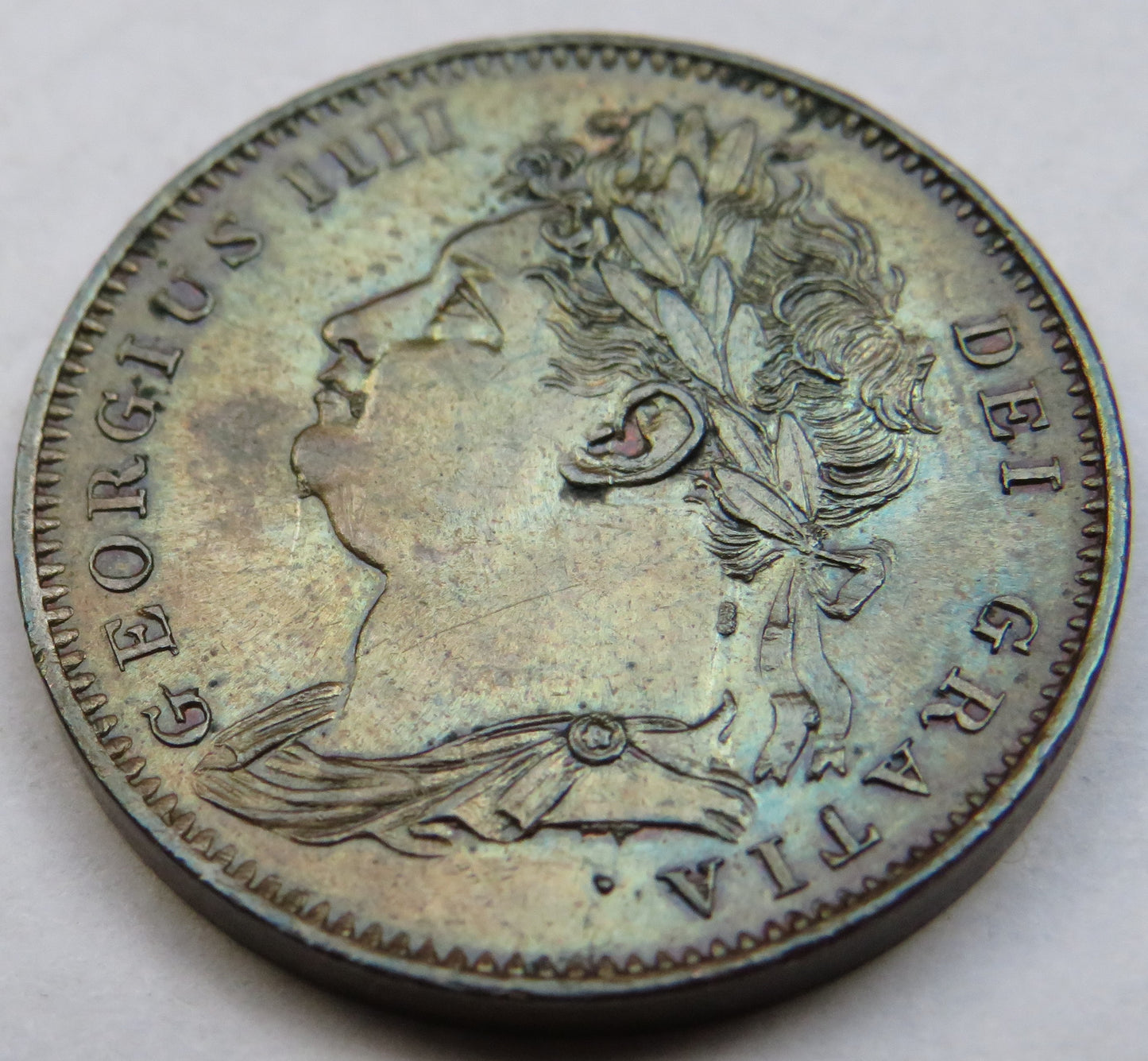 1822 King George IV Farthing Coin - Great Britain
