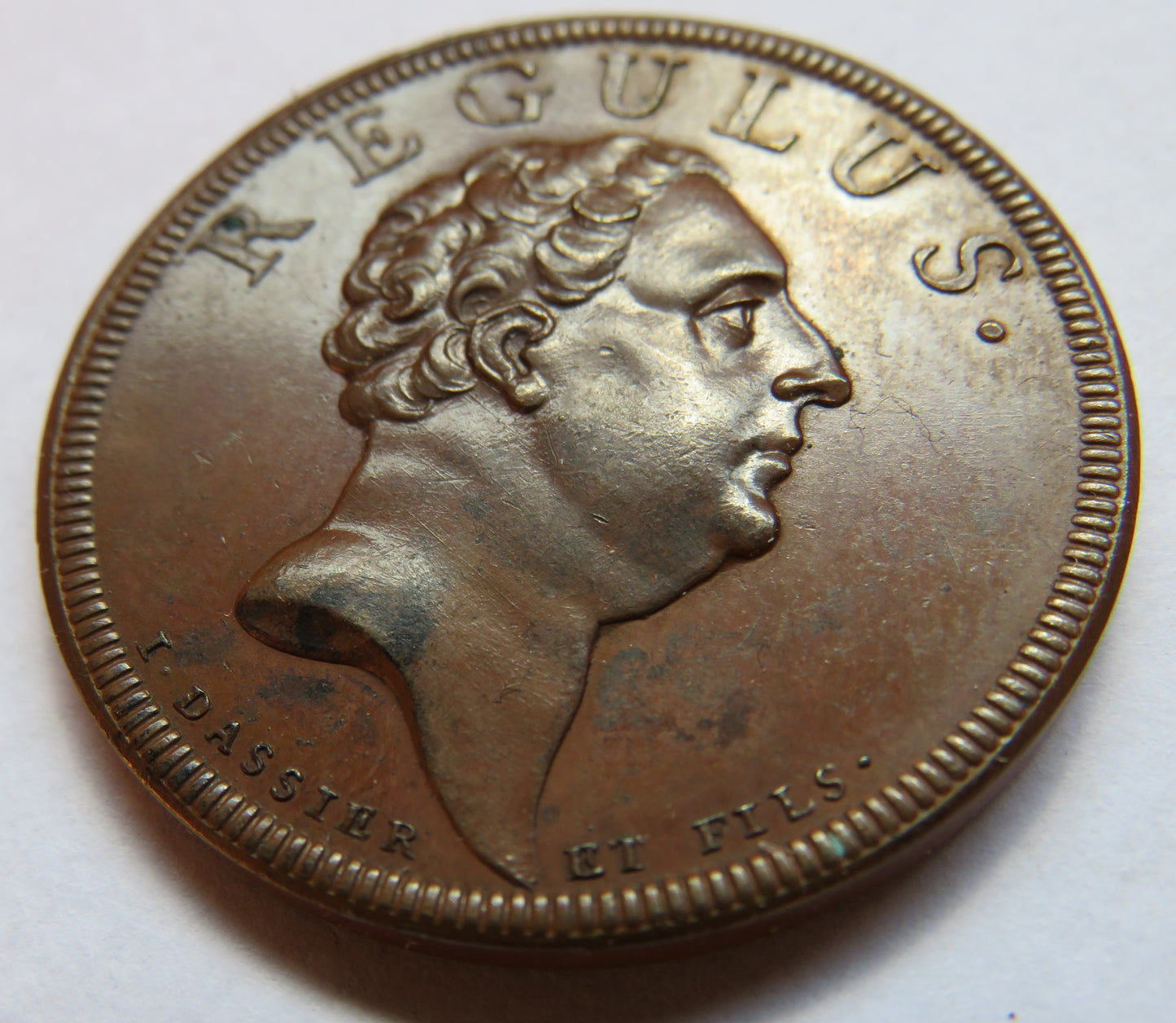 Antique Medal By J.Dassier - Vertu De Regulus A.R.502 Roman History