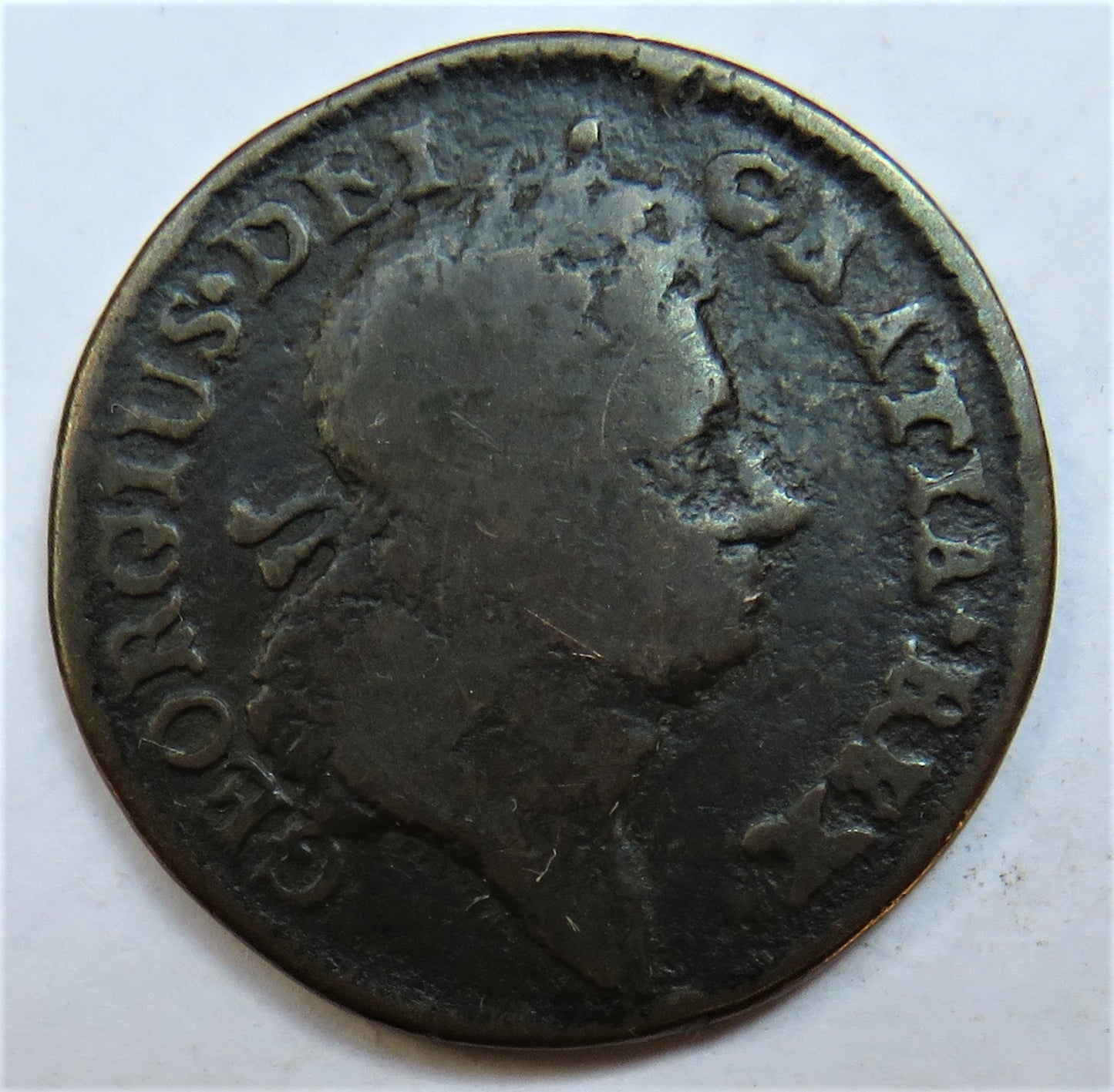 1723 William Woods Halfpenny Coin - Colonial - Ireland / America